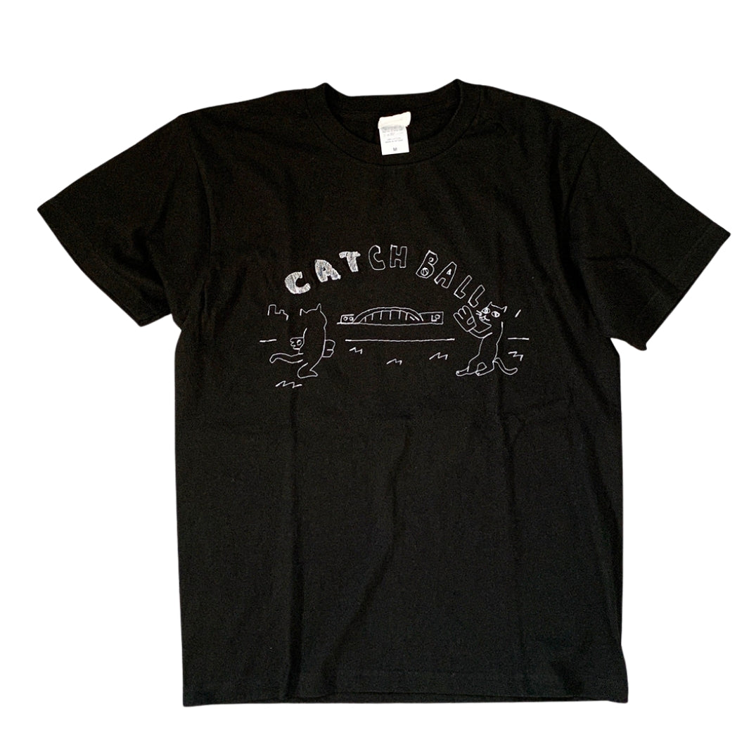 CATCHBALL tee｜BLACK