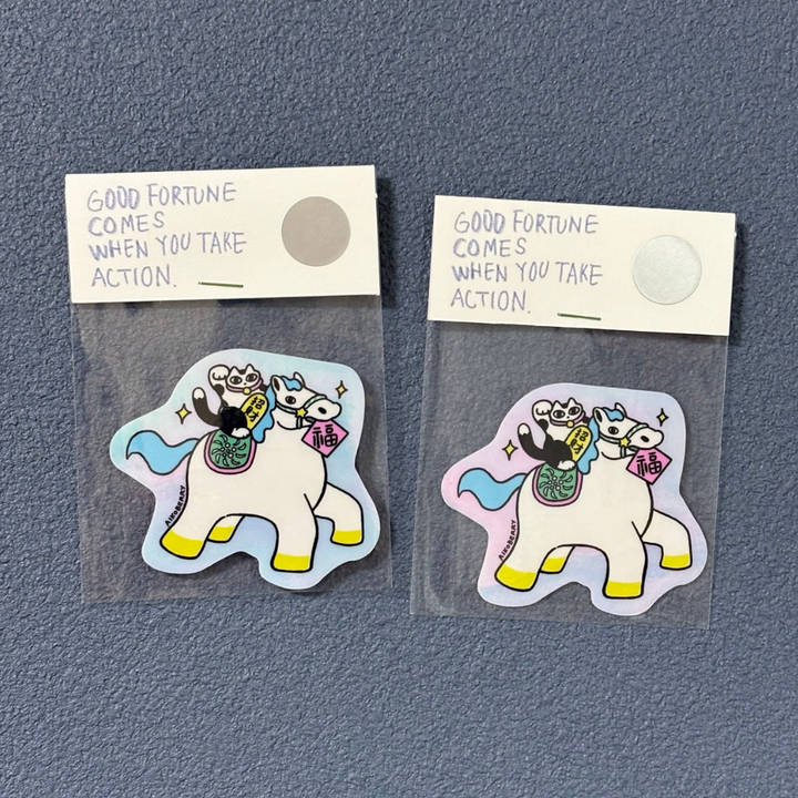 Sticker｜招財福馬