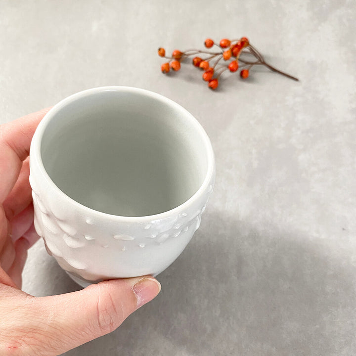 Cafe Mug | Yellow Moon with Feet