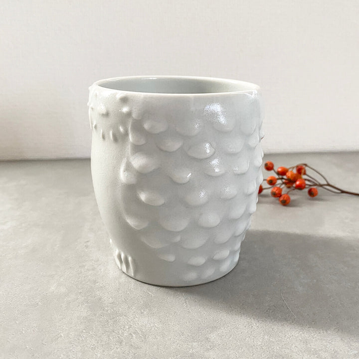 Cafe Mug | Yellow Moon with Feet