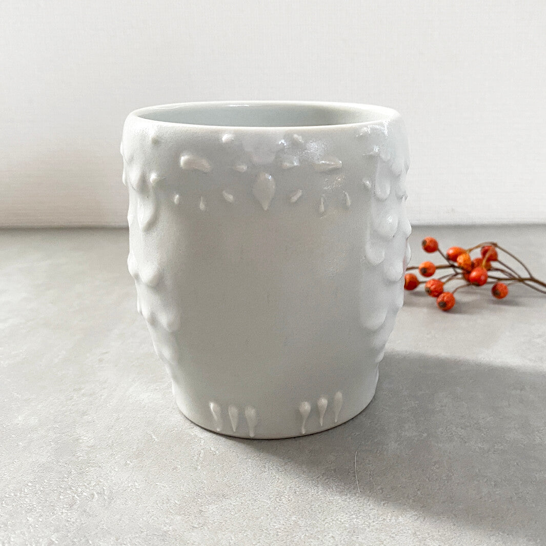 Cafe Mug | Yellow Moon with Feet