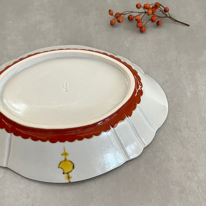 輪花鉢｜ブレーメンの音楽隊