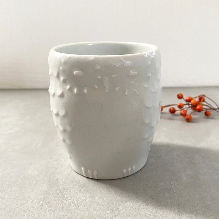 Cafe Mug | Yellow Moon with Feet