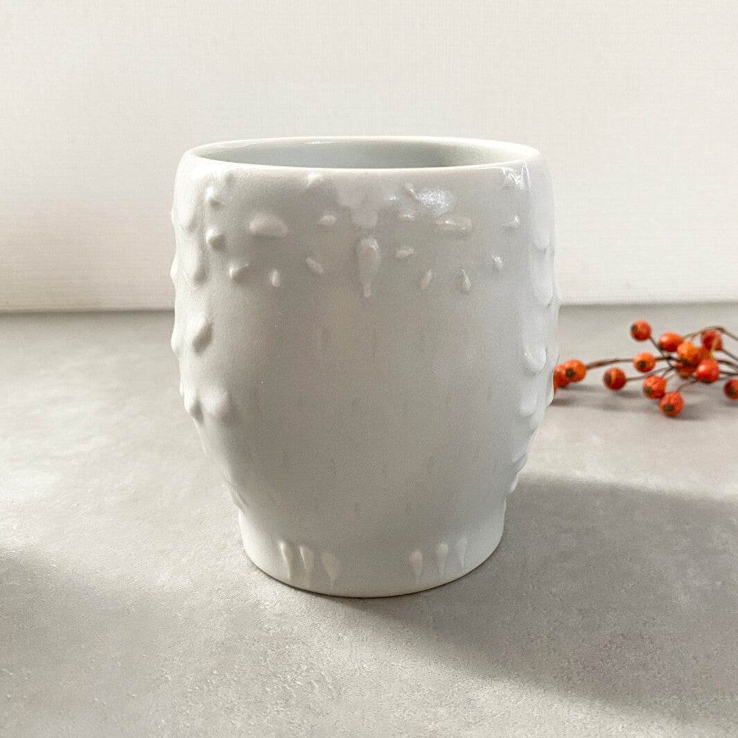 Cafe Mug | Yellow Moon with Feet