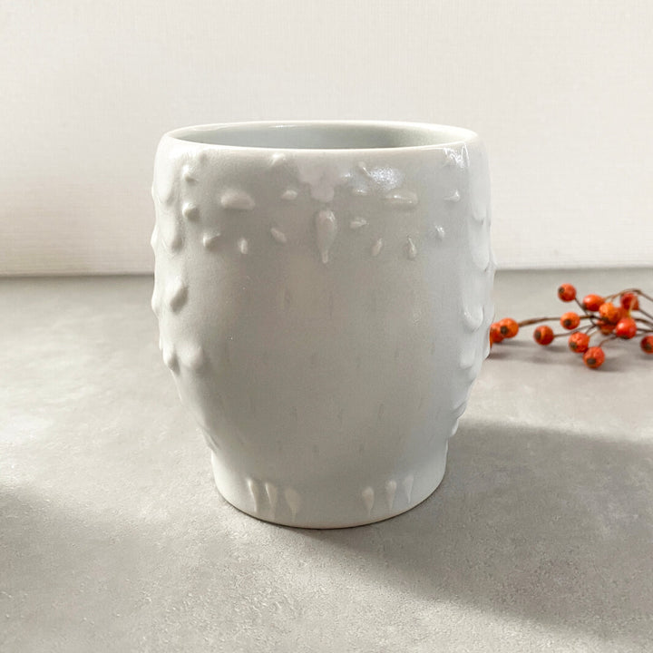 Cafe Mug | Yellow Moon with Feet