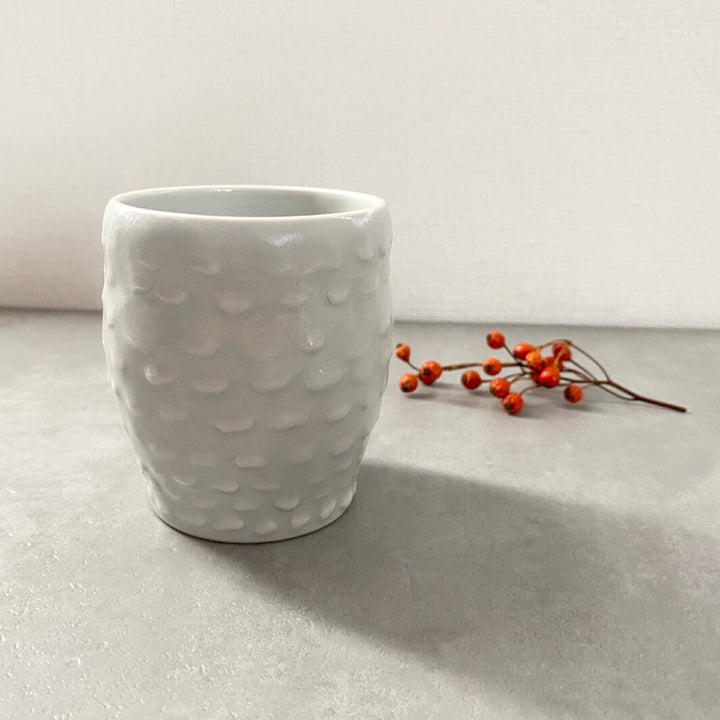 Cafe Mug | Yellow Moon with Feet