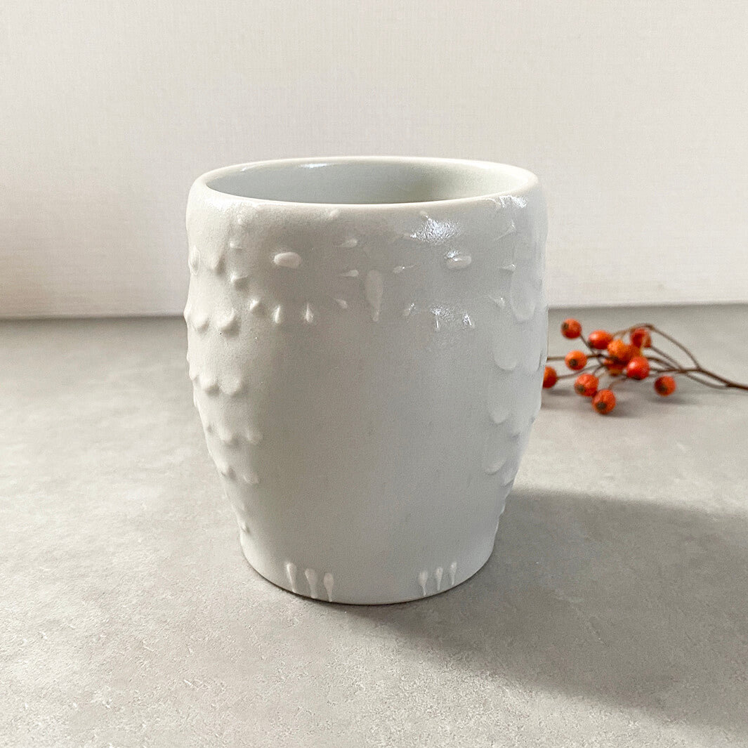 Cafe Mug | Yellow Moon with Feet