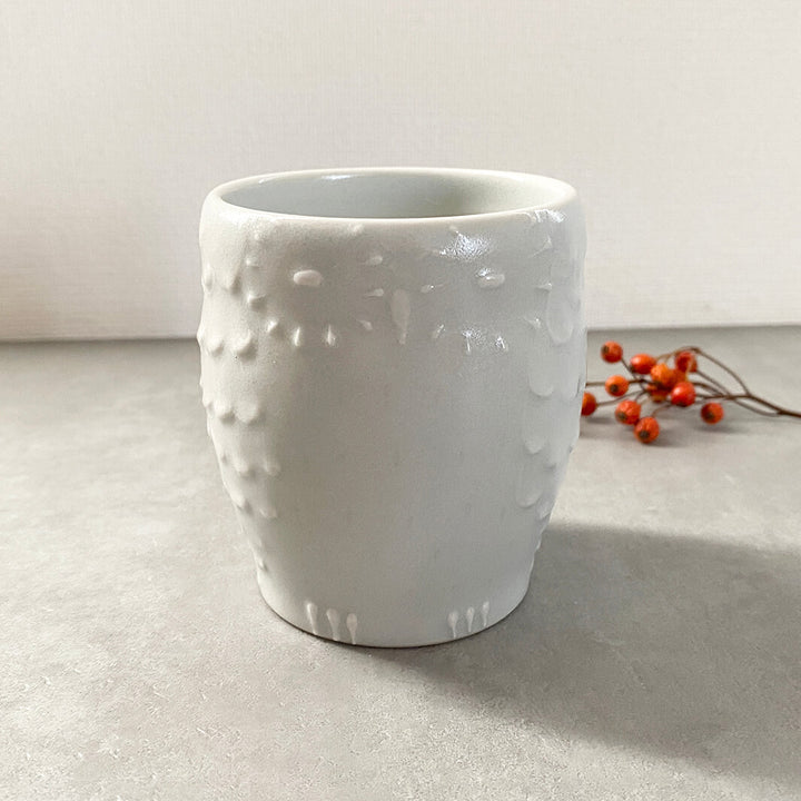 Cafe Mug | Yellow Moon with Feet