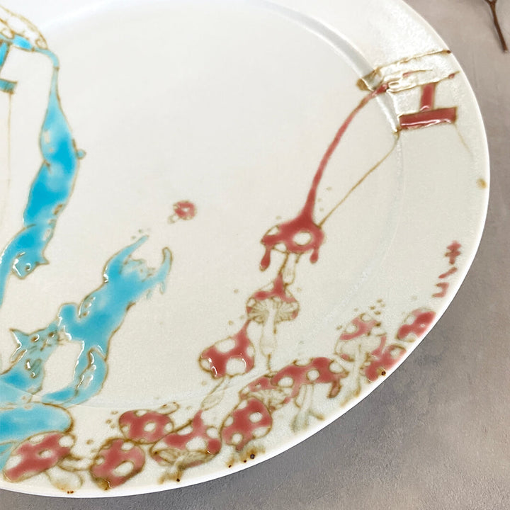 プレート｜猫は液体きのこは菌糸体