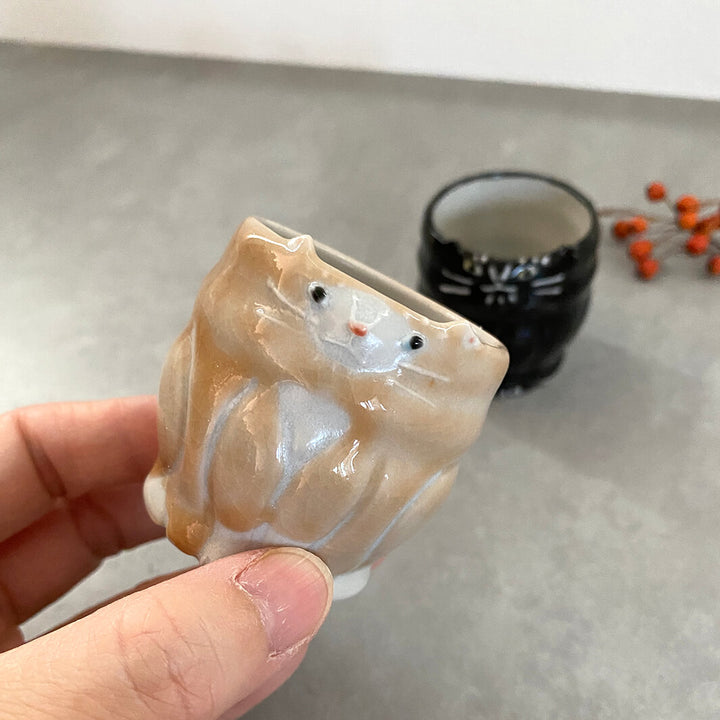 ぐい呑み｜ねこ