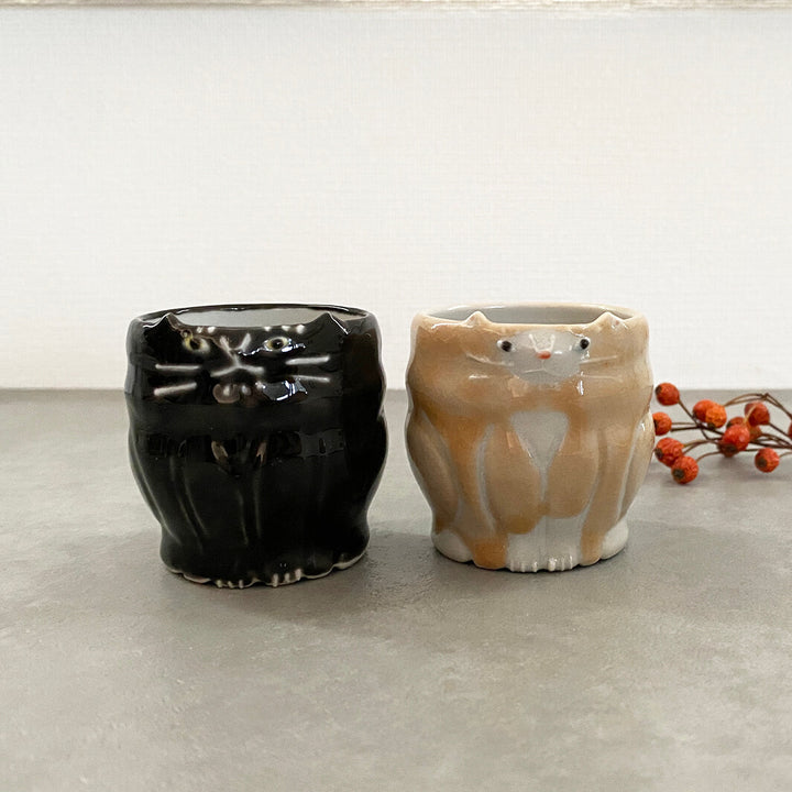 ぐい呑み｜ねこ