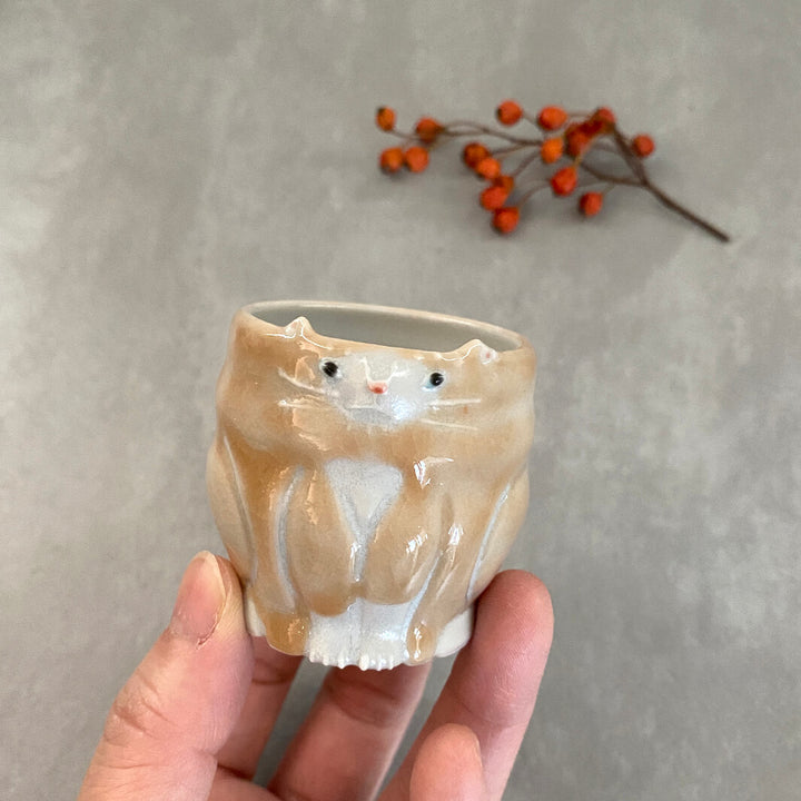 ぐい呑み｜ねこ