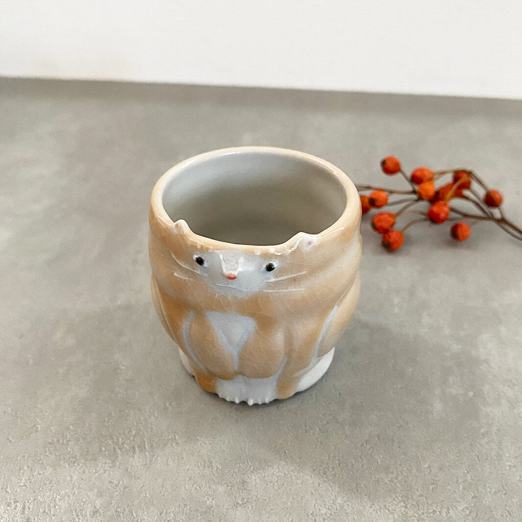 ぐい呑み｜ねこ