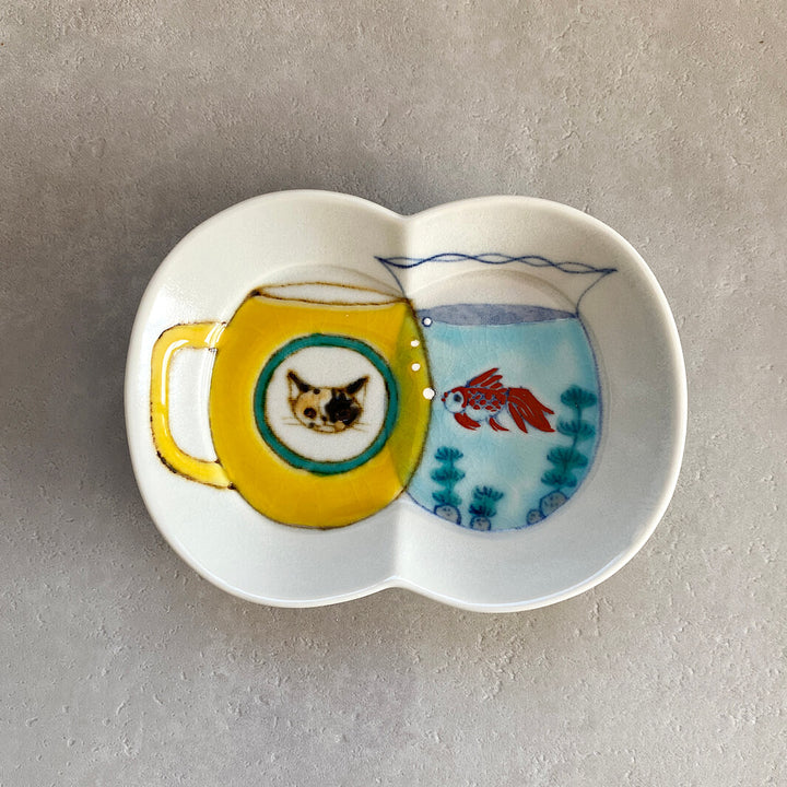 瓜形小皿｜マグと金魚鉢