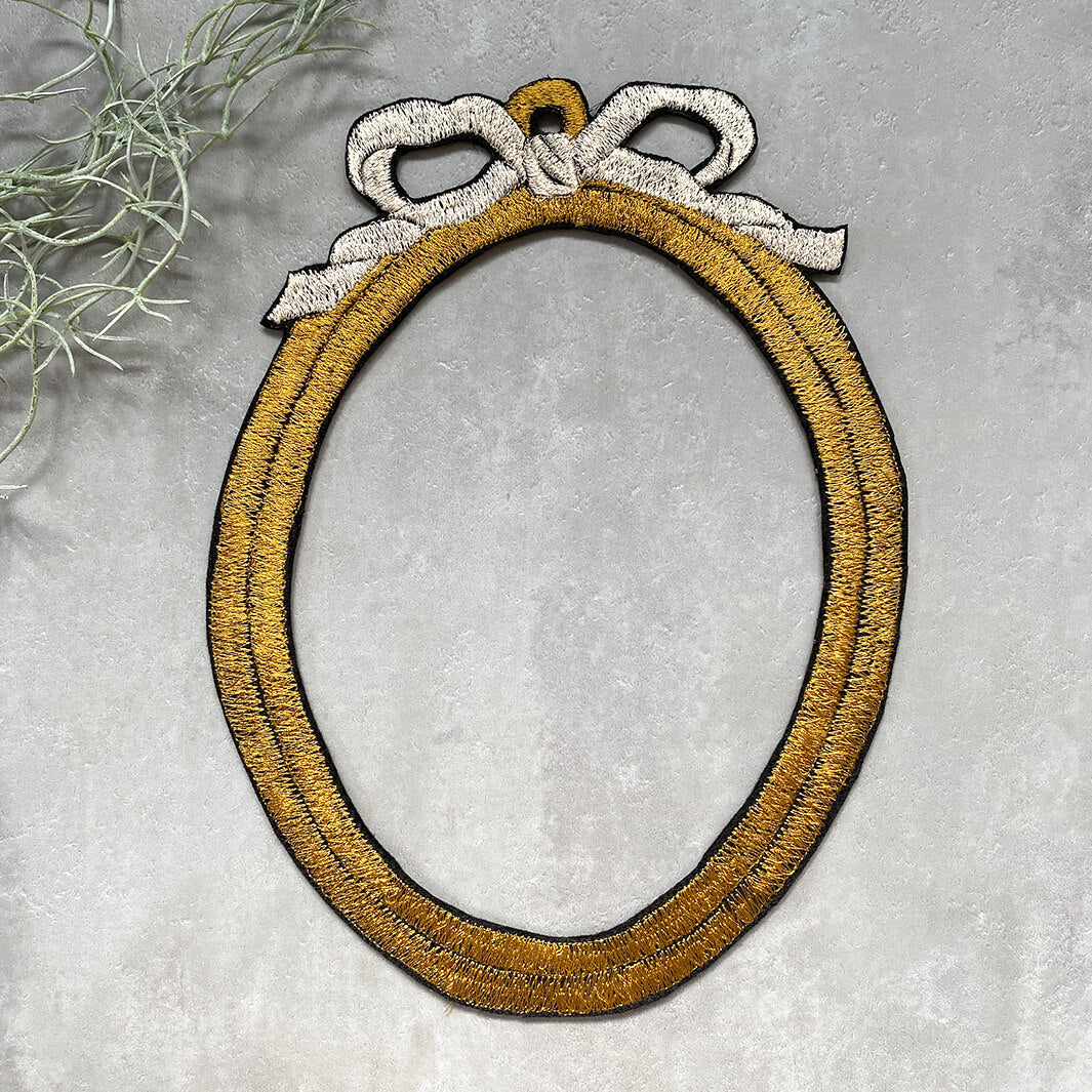 emu×Atelier-grisgris｜Embroidery Frame｜Ruban Frame Painting set