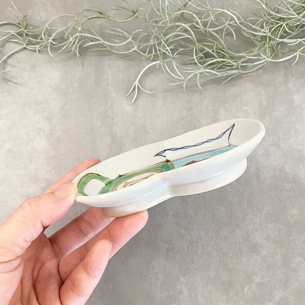 瓜形小皿｜マグと金魚鉢
