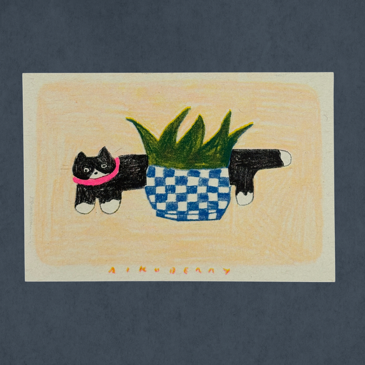 Postcard｜ネコと盆栽（２枚入り）