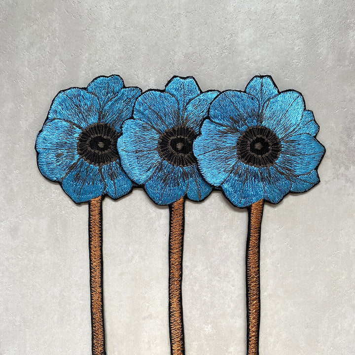 emu｜Embroidery Anemone 3 Flowers