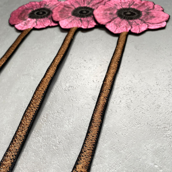 emu｜Embroidery Anemone 3 Flowers
