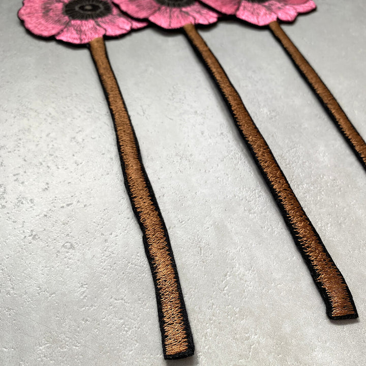 emu｜Embroidery Anemone 3 Flowers