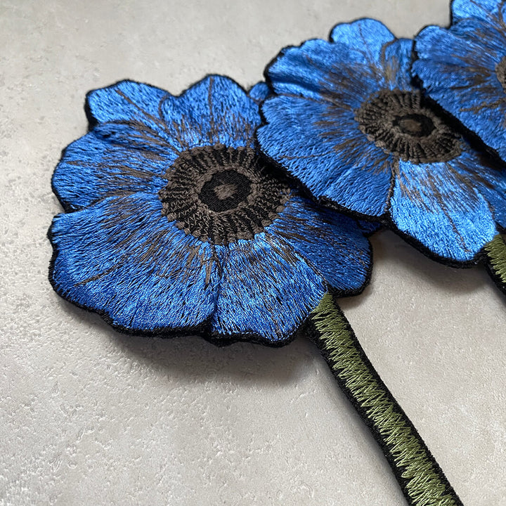 emu｜Embroidery Anemone 3 Flowers