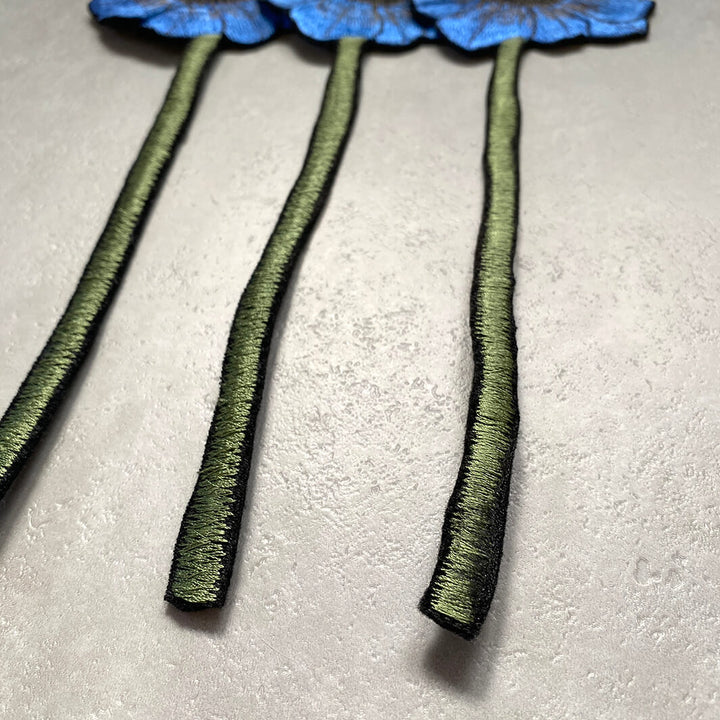 emu｜Embroidery Anemone 3 Flowers