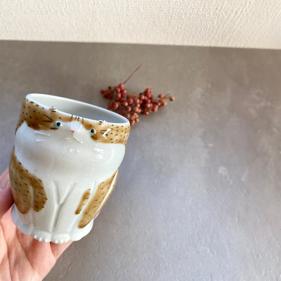 湯呑み_大｜ねこ①