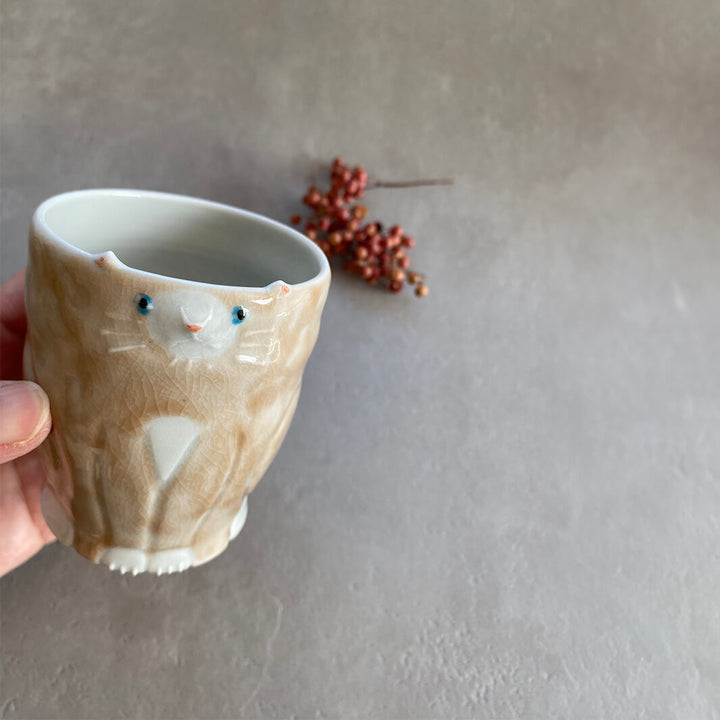 湯呑み_大｜ねこ①