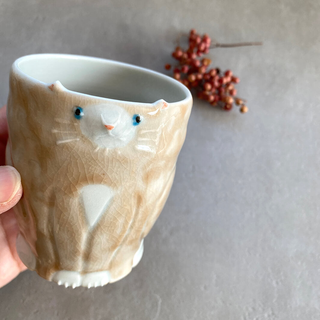 湯呑み_大｜ねこ①