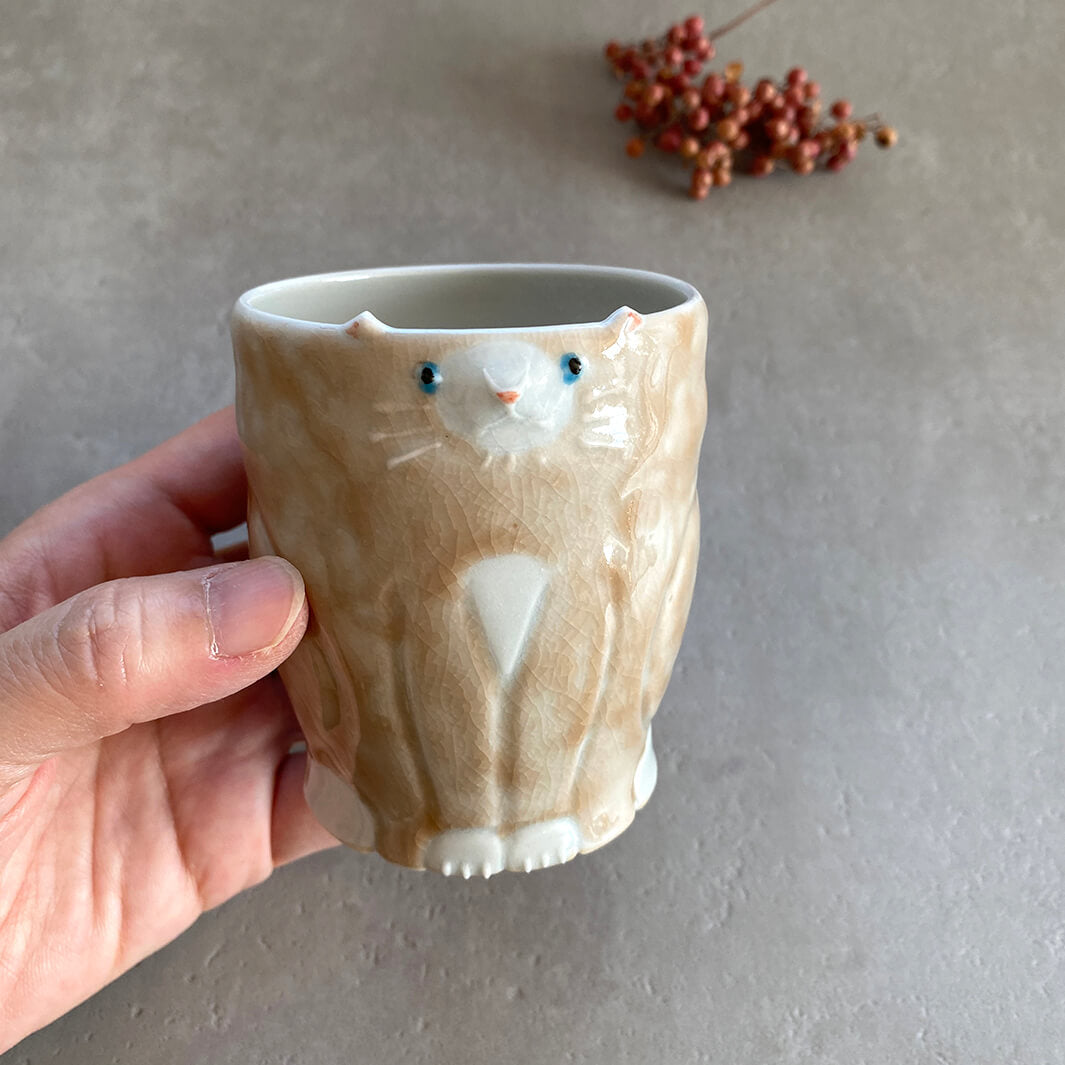 湯呑み_大｜ねこ①