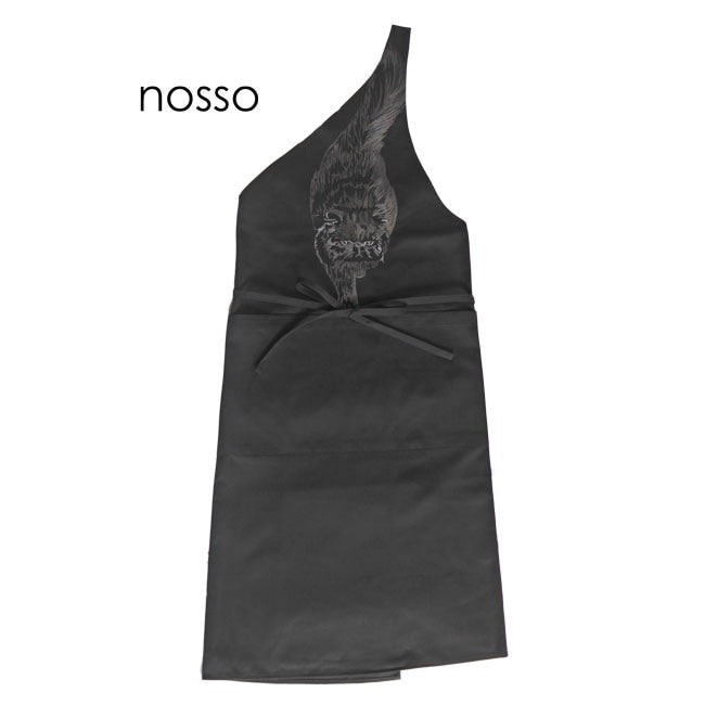 Cat embroidered shopping bag | BLACK | L