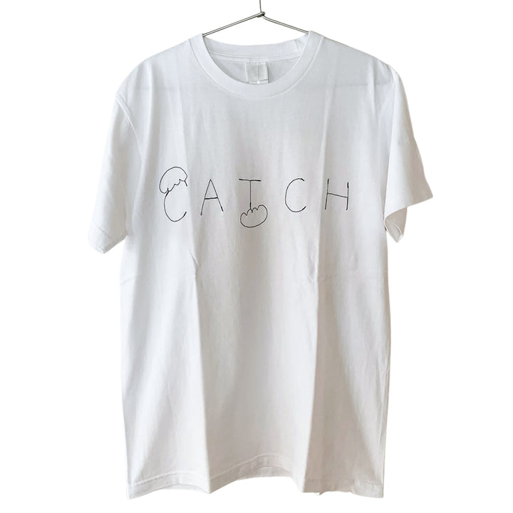 CATCH HAND tee｜WHITE