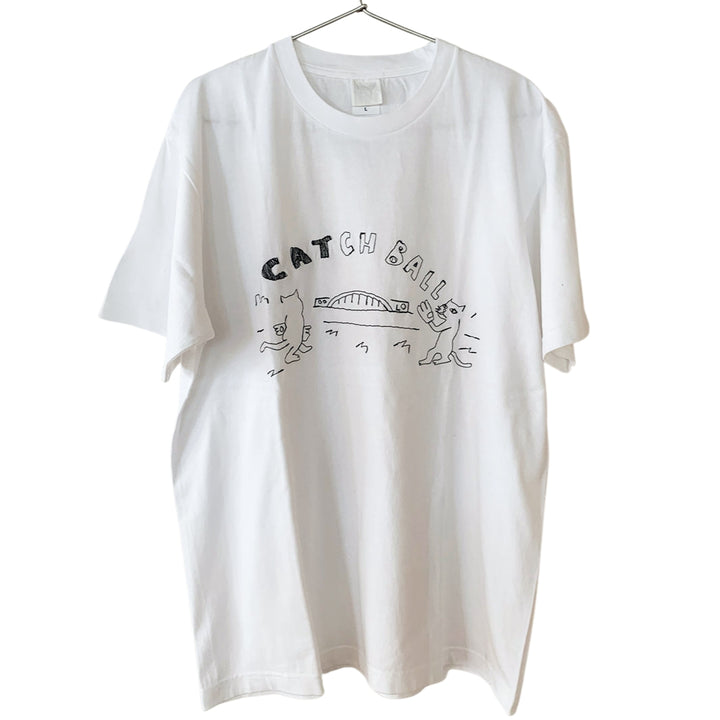 CATCHBALL tee｜WHITE