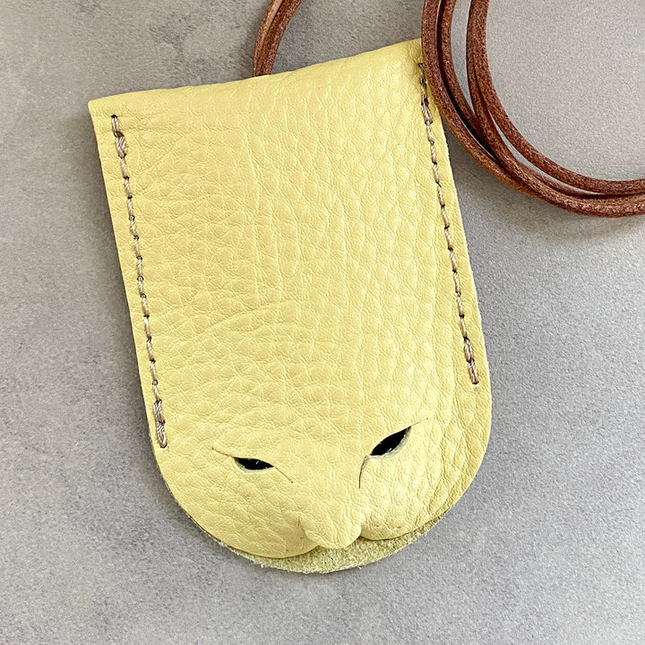 Cat FACE KEYCASE｜YELLOW