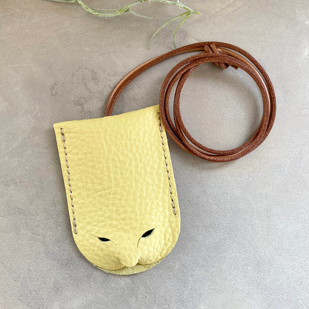 Cat FACE KEYCASE｜YELLOW