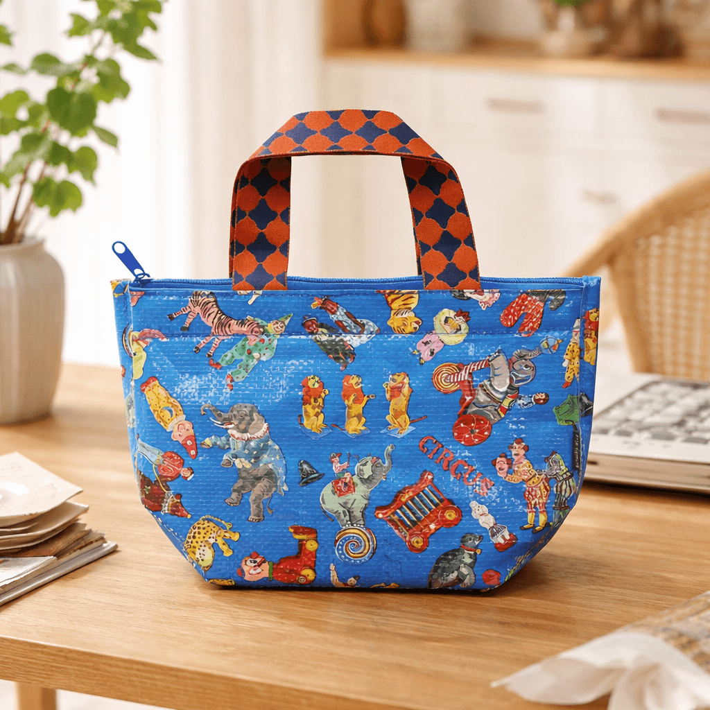 Nathalie Lete ｜Keep cool bag S Circus（Blue）