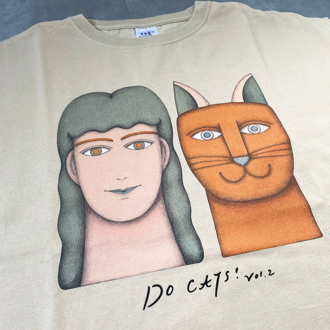 DO CATS! vol.2 Tシャツ｜ベージュ