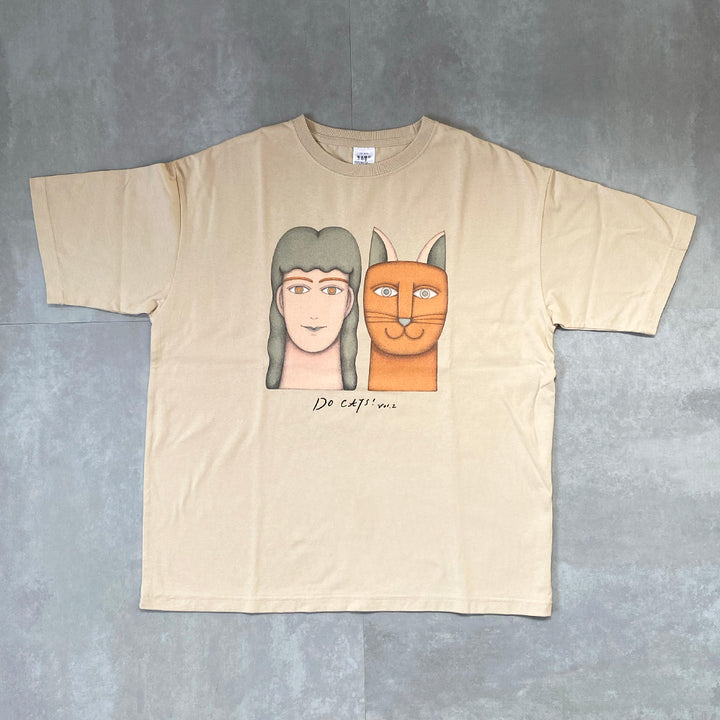 DO CATS! vol.2 Tシャツ｜ベージュ