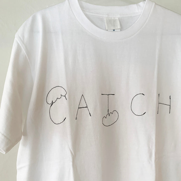 CATCH HAND tee｜WHITE