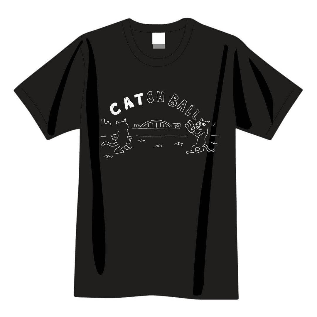 CATCHBALL tee｜BLACK