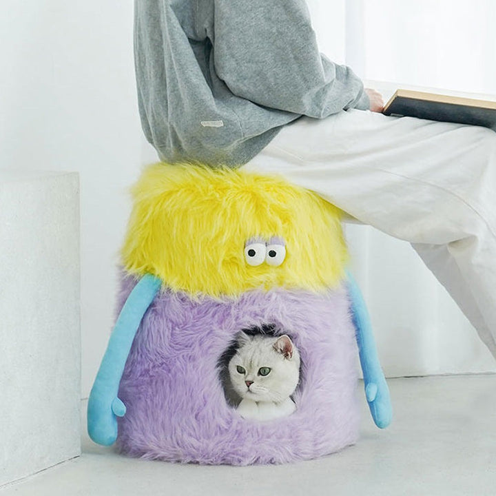 MONSTER PET BED｜Yellow head