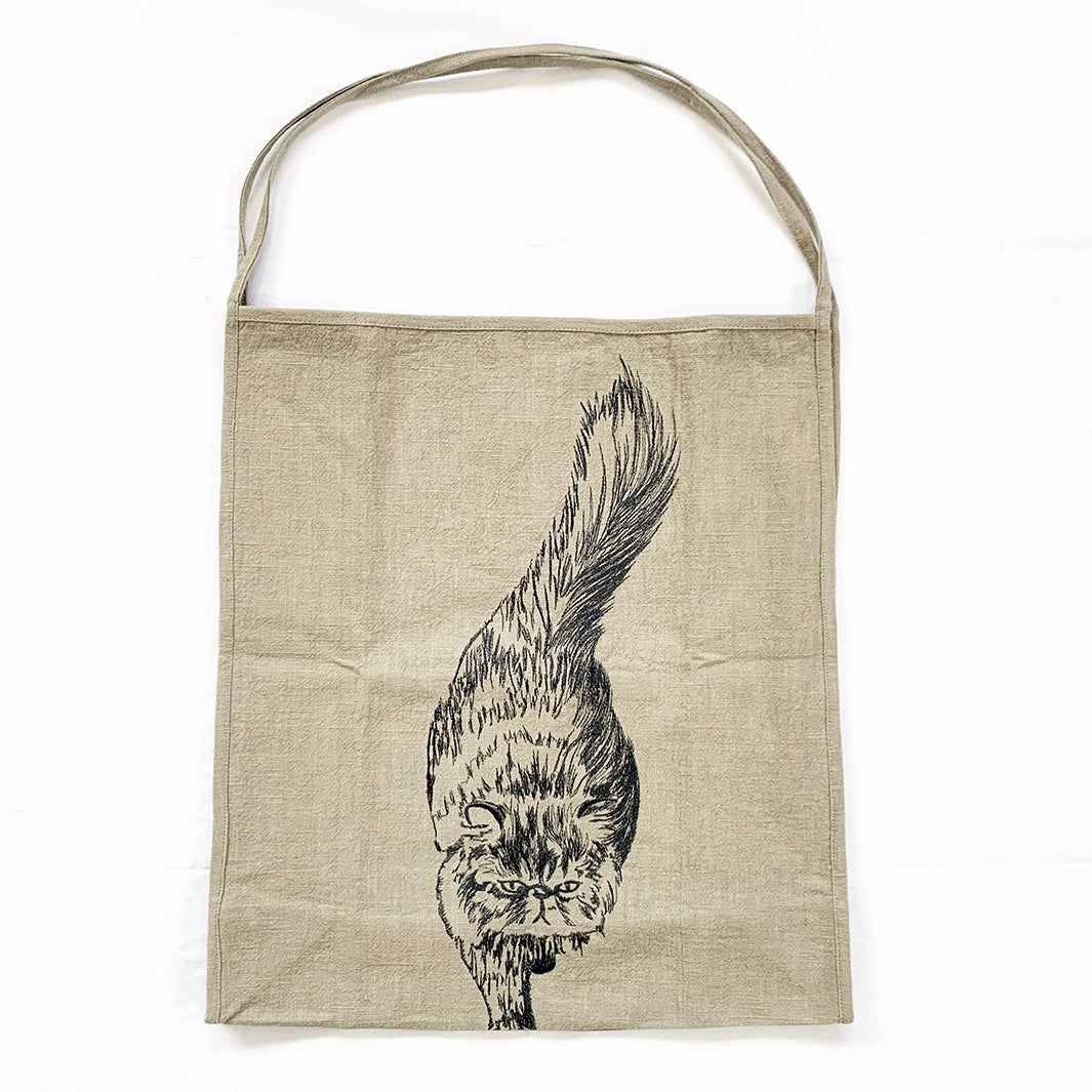 Ramie hemp cat tote