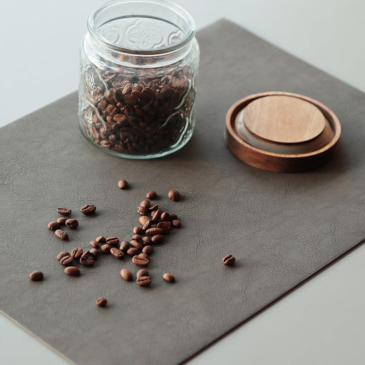 Recyclable Leather Placemat｜GRAY