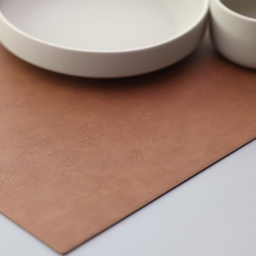 Recyclable Leather Placemat｜GRAY