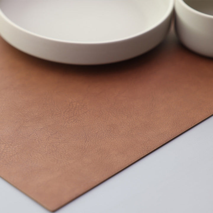 Recyclable Leather Placemat｜GRAY