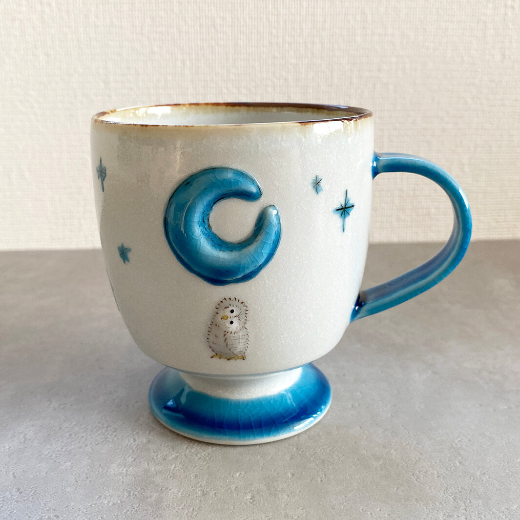 カフェマグ｜足つき_青月