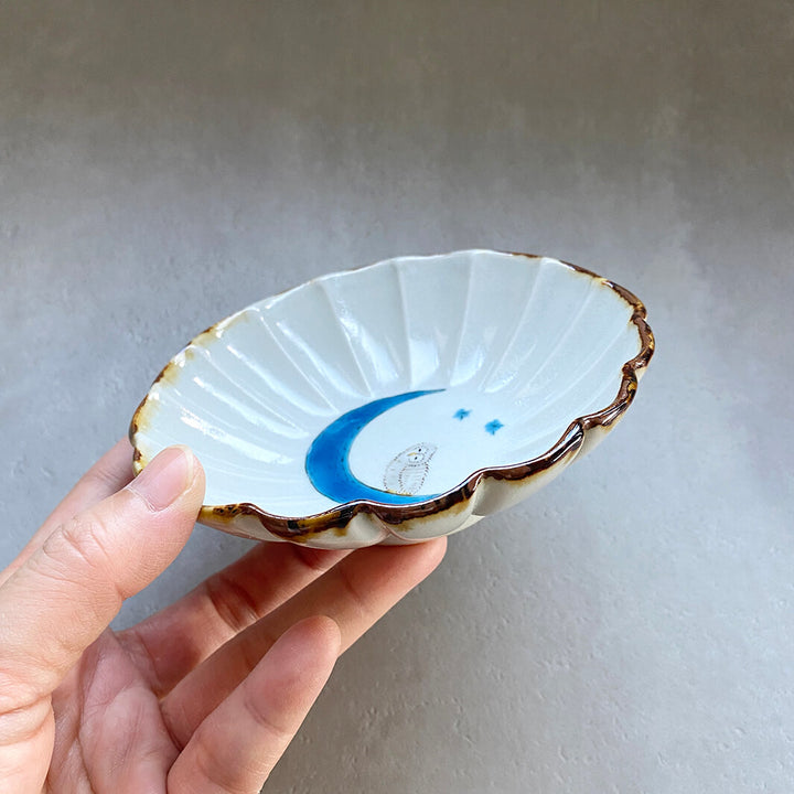 輪花皿｜青月_B