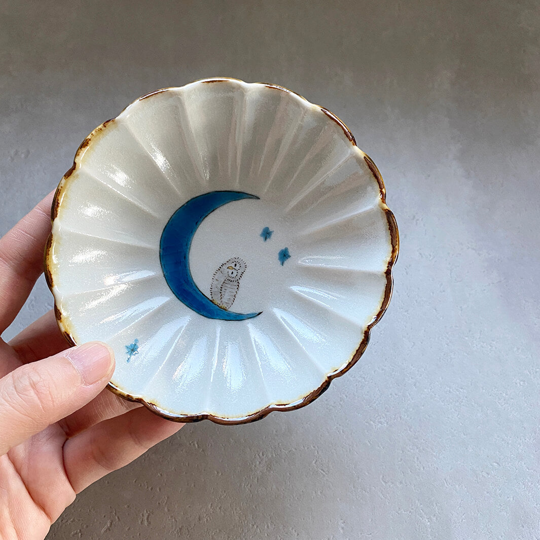 輪花皿｜青月_B