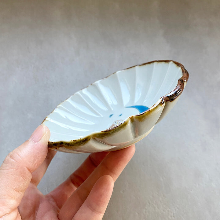 輪花皿｜青月_A