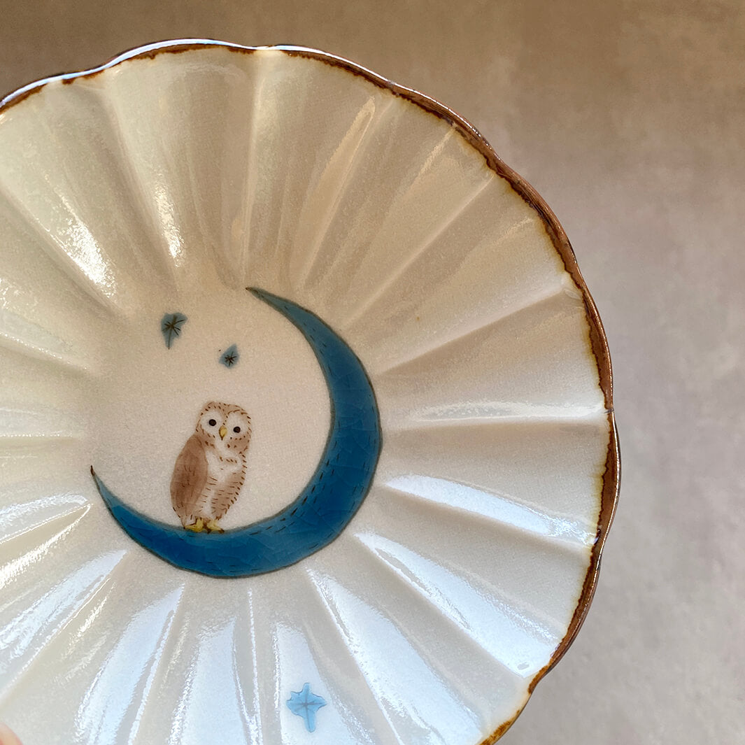 輪花皿｜青月_A